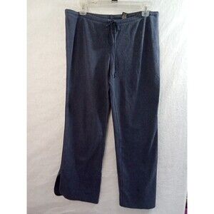express‎ womens medium pants Wide Leg Drawstring Blue